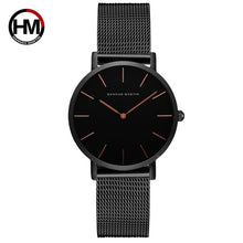 Load image into Gallery viewer, Women Watches Top Brand Luxury Japan Quartz Movement Stainless Steel Sliver White Dial Waterproof Wristwatches relogio feminino