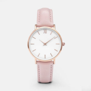 Zegarek Damski mode Simple femmes montres Femme dames décontracté en cuir Montre à Quartz Femme horloge Relogio Feminino Montre Femme