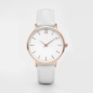Zegarek Damski mode Simple femmes montres Femme dames décontracté en cuir Montre à Quartz Femme horloge Relogio Feminino Montre Femme